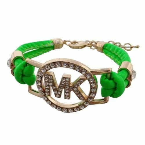 Michael Kors Rhinestone Logo Green 005 Bracelets