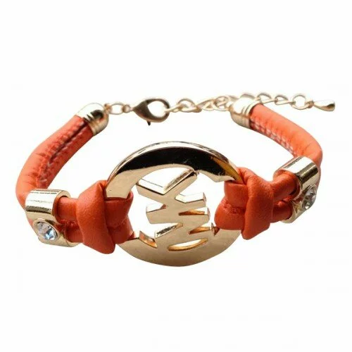Michael Kors Skinny Logo Chain Orange 503 Bracelets