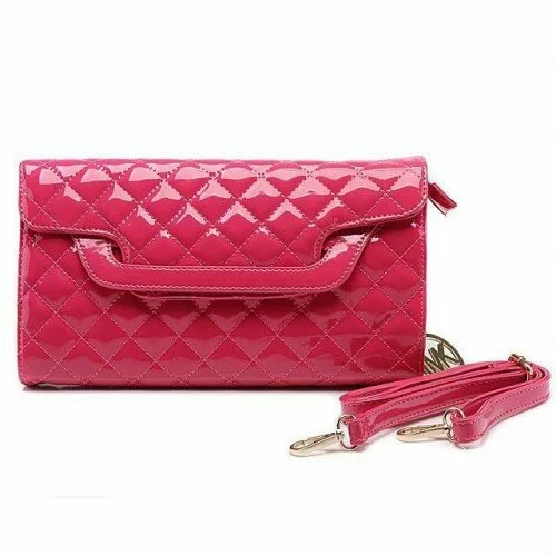 Michael Kors Sloan Quilted Large Fuchsia Shoulder Bags