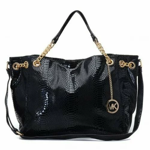 Michael Kors Chain Large Black All Totes