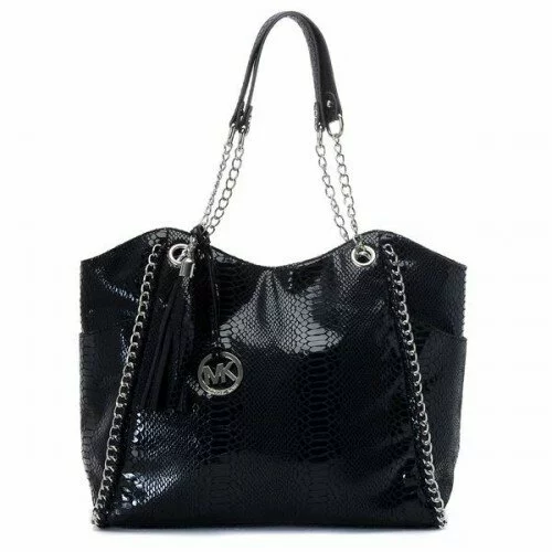 Michael Kors Chelsea Two-Tone Large Black All Totes