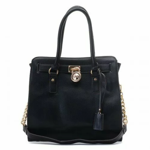 Michael Kors Smooth Outlook Large Black Totes